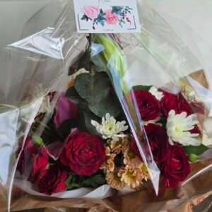 Bouquet rond à poser taille M